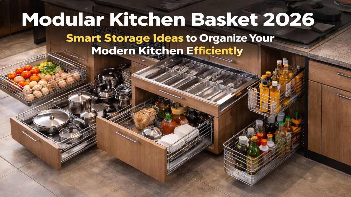 Modular Kitchen Basket 2026: Smart Storage Ideas to Organize Your Modern Kitchen Efficiently