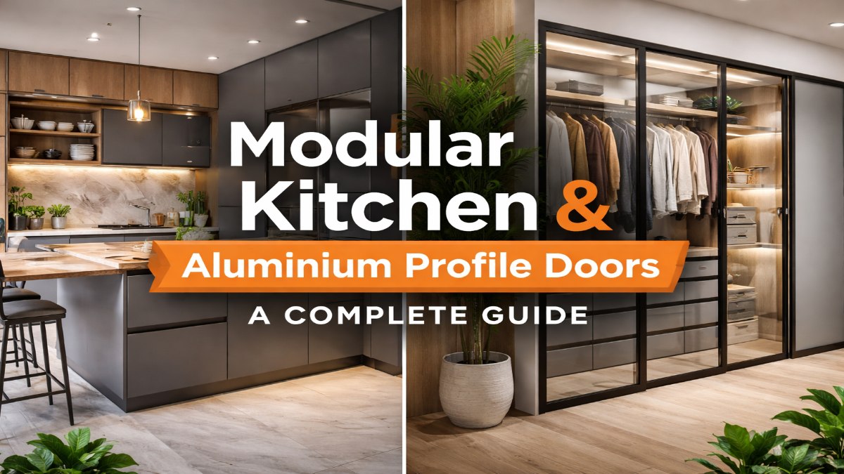 Modular Kitchen and Aluminium Profile Door Designs 2026 – Ideas, Benefits & Pricing Guide