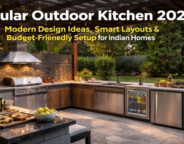 Modular Outdoor Kitchen 2026: Modern Design Ideas, Smart Layouts & Budget-Friendly Setup for Indian Homes