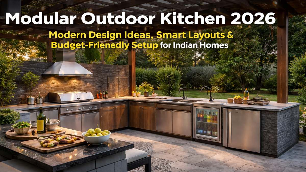 Modular Outdoor Kitchen 2026: Modern Design Ideas, Smart Layouts & Budget-Friendly Setup for Indian Homes