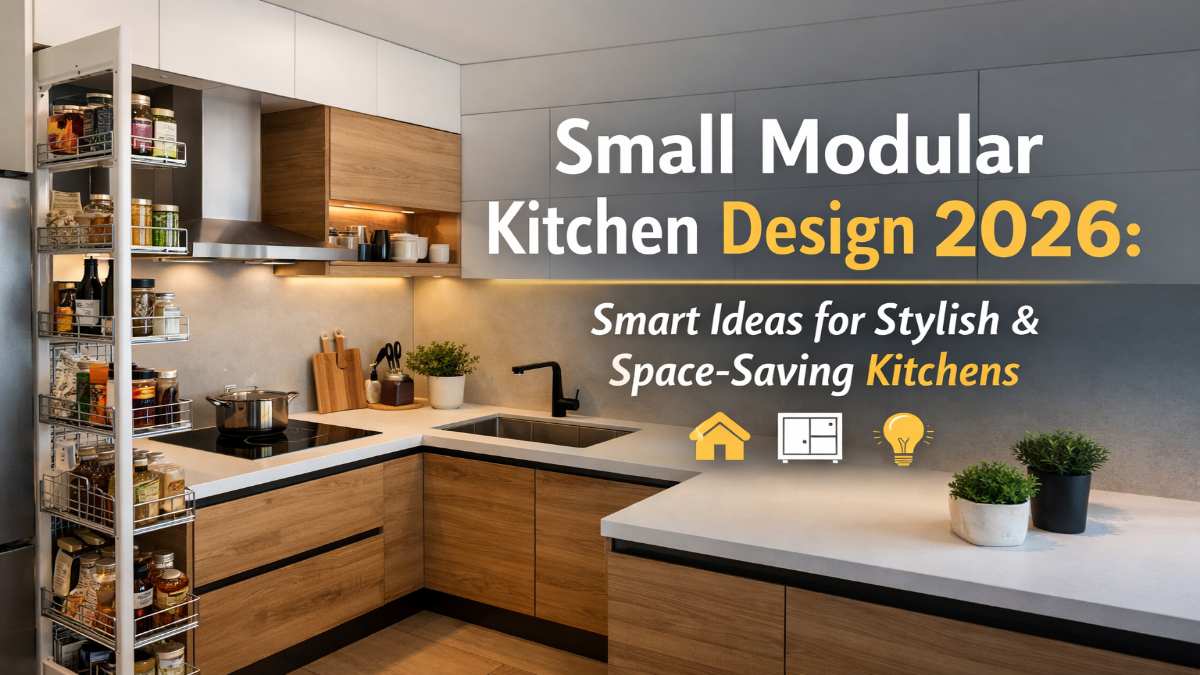 Small Modular Kitchen Design 2026: Smart Ideas for Stylish & Space-Saving Kitchens