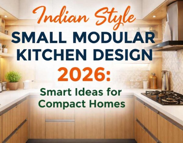 Indian Style Small Modular Kitchen Design 2026: Smart Ideas for Compact Homes