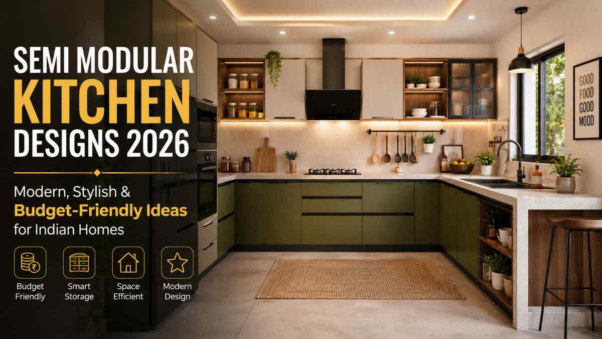 Semi Modular Kitchen Designs 2026: Modern, Stylish & Budget-Friendly Ideas for Indian Homes