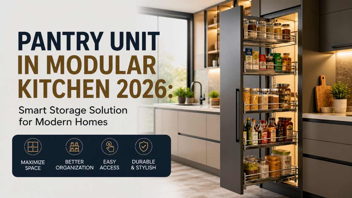 Pantry Unit in Modular Kitchen 2026: Smart Storage Solution for Modern Homes
